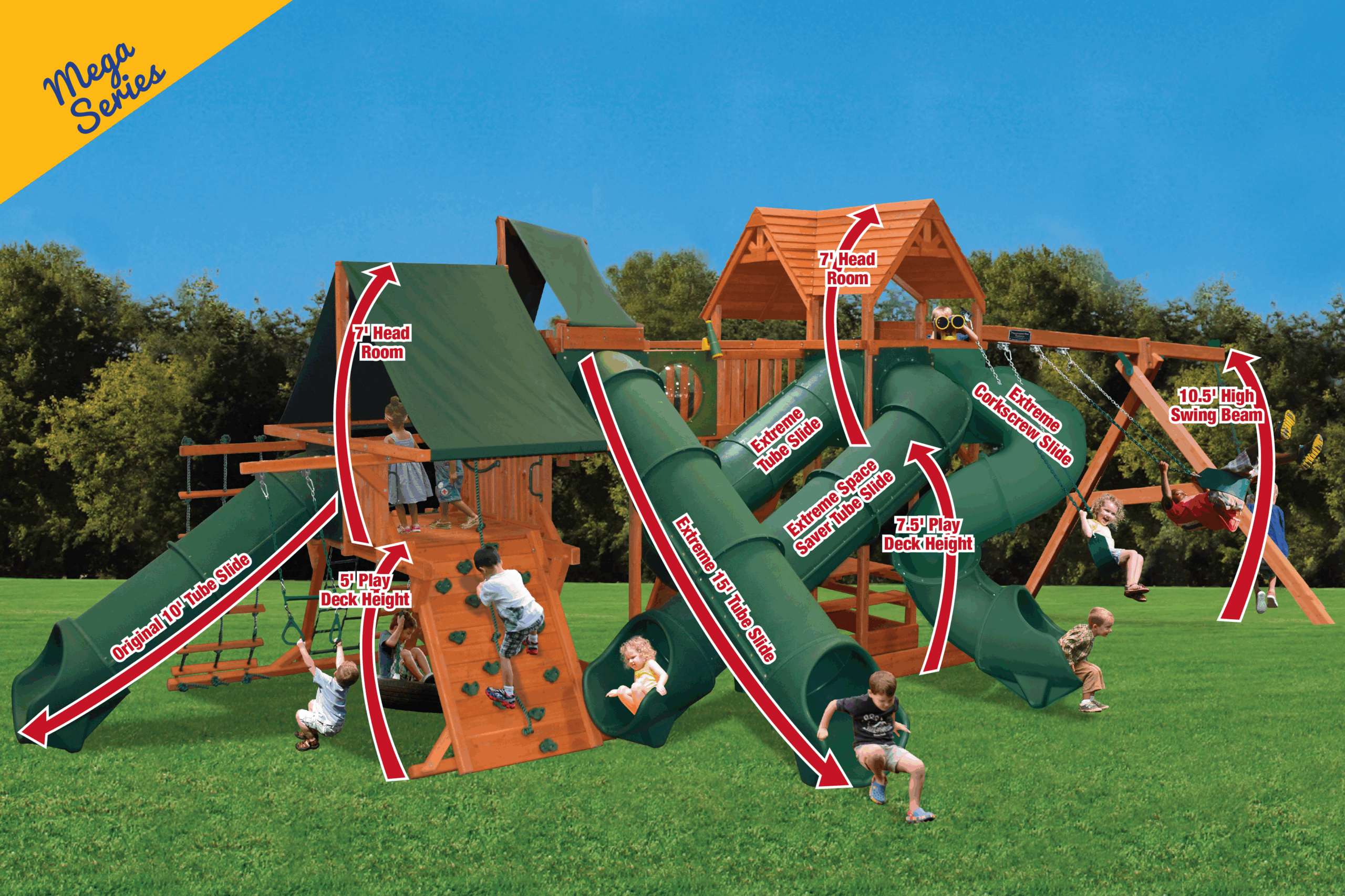 Extreme Deluxe Tunnel-O-Fun Playground One