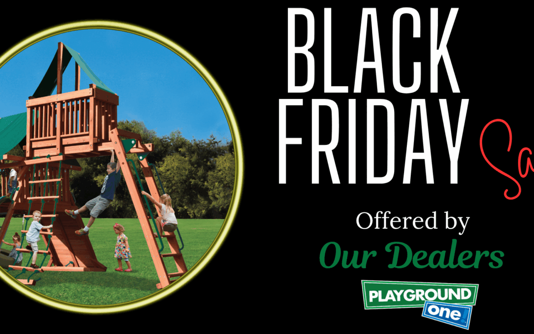 Playground One Black Friday Swing Set Deals Offered by Our Dealers